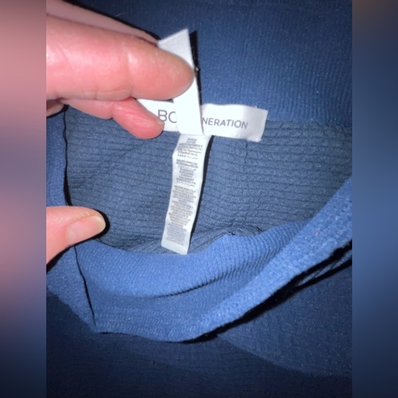 BCBG Generation size 10 navy blue stretch pull on body con pencil skirt - Picture 7 of 11